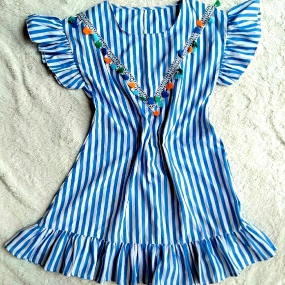 ⭐LAST CHANCE BEFORE DONATING! Tassel Ruffle dress - Picture 1 of 5